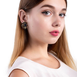 ALCOZER & J GOLD & MULTICOLOR CLASSIC EARRINGS | WOMENS